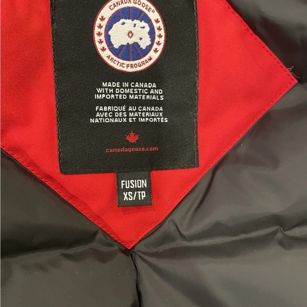 Canada Goose  Red Parka with Fur Trim - Picture 8 of 11